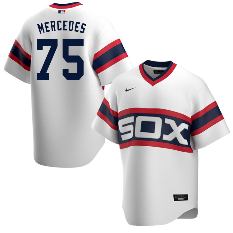 Nike Men #75 Yermin Mercedes Chicago White Sox Baseball Jerseys Sale-White